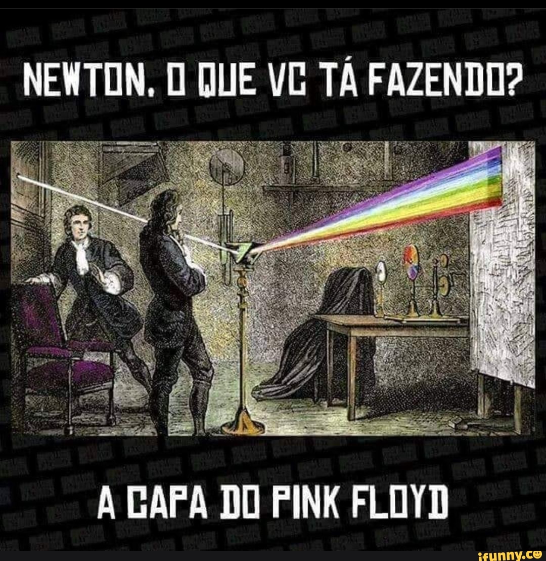NEWTON, QUE VC TA FAZENDO?
II
A GAPA DO PINK FLOYD