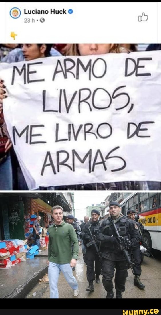 Luciano Huck
ME ARMO DE
LIVROS ME LIVRO DE