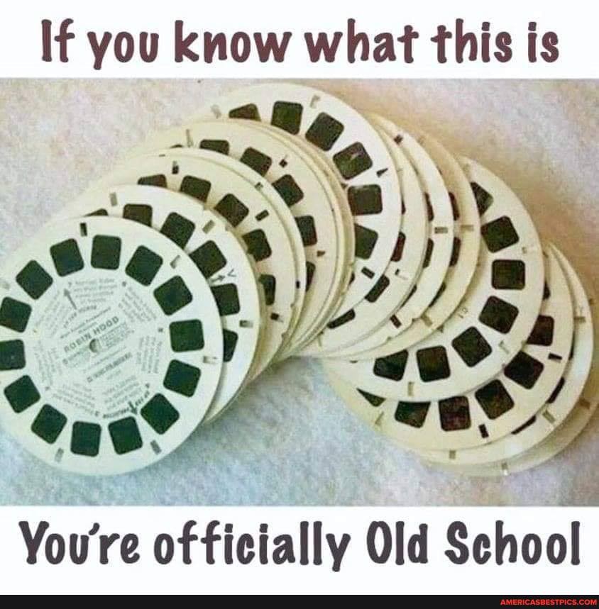 If you know what this is
You're officially Old School