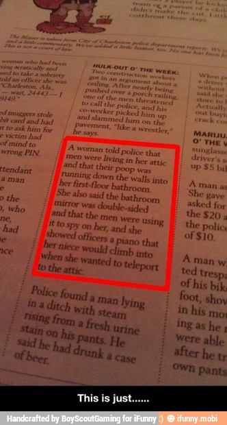 4
an told police that
driver
wrong PIN
'men were living
in her nevi
and that
their poop was
tendant
Tunning down the walls
into
a man he
er first-floor bathroom,
'She also said the bathroom
'mirror was double-sided
fd that the
men were using it to spy on
her, and she phowed officers
a piano that - This is just......