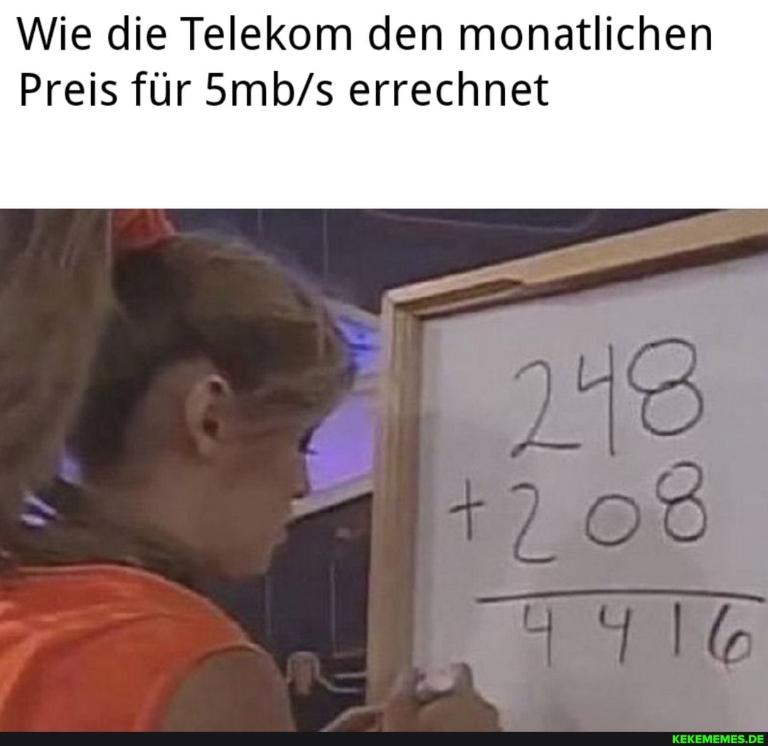 Wie die Telekom den monatlichen
Preis für errechnet