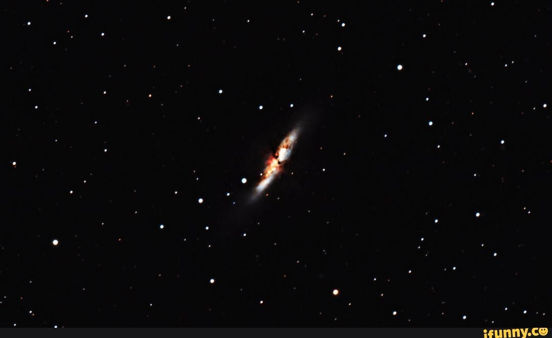 M82 Cigar Galaxy taken at C11's full focal length of 2800mm. OTA