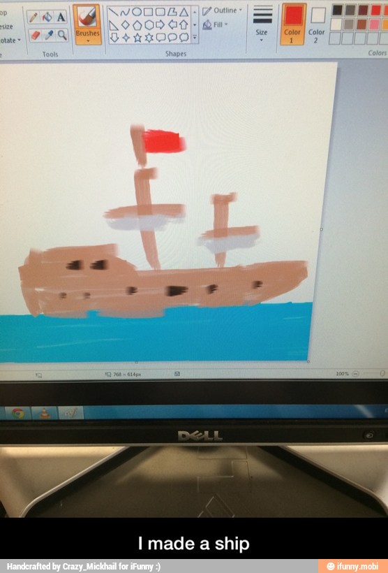 made a ship I - I made a ship