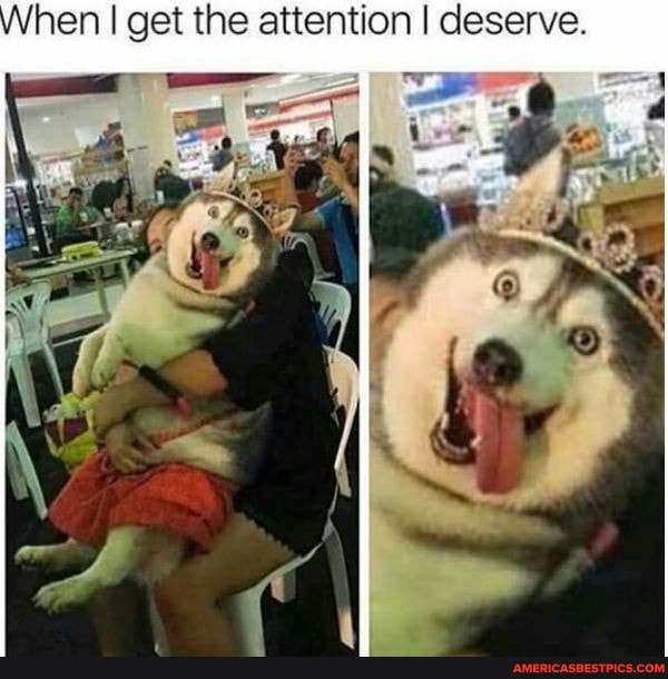 hen I get the attention I deserve.
