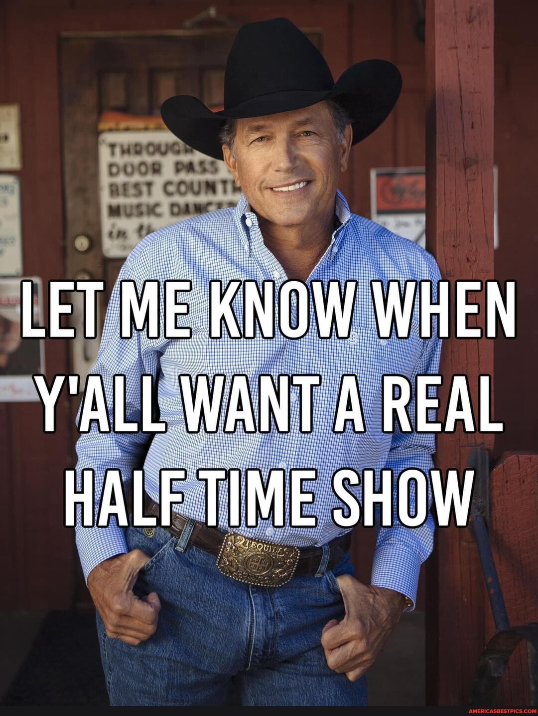 DOOR LET ME KNOW WHEN Y'ALL WANT A REAL HALF TIME SHOW America’s best