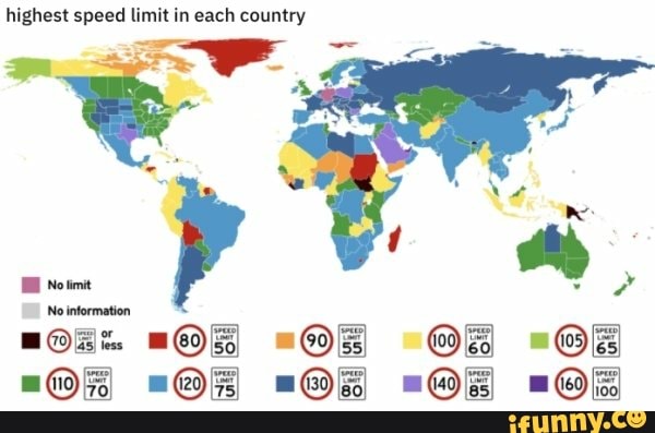 highest-speed-limit-in-each-country-ifunny