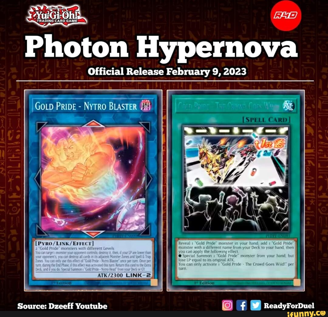TRADING CARD GAME. Photon Hypernova Official Release February 9, 2023