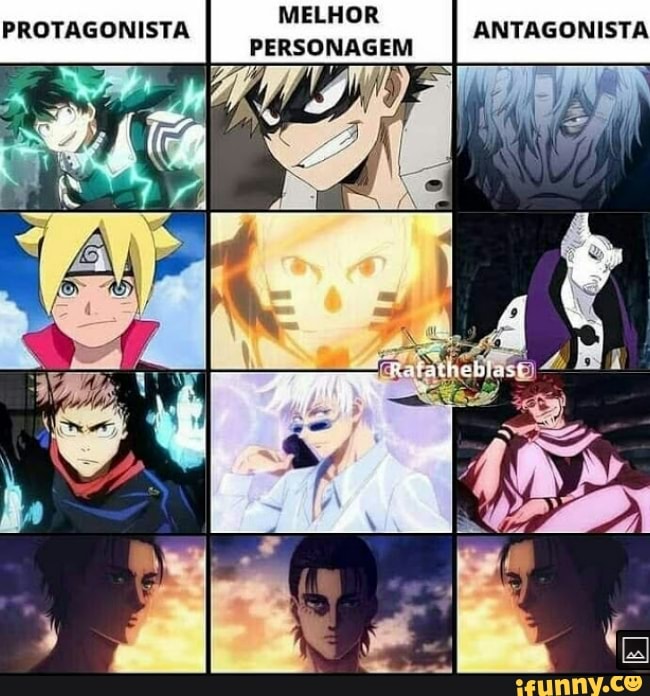 PROTAGONISTA MELHOR ANTAGONISTA PERSONAGEM - iFunny
