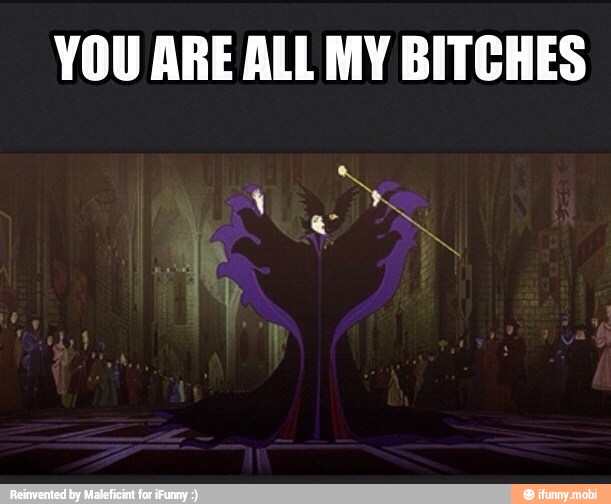 YOU ARE ALL MY BITCHES