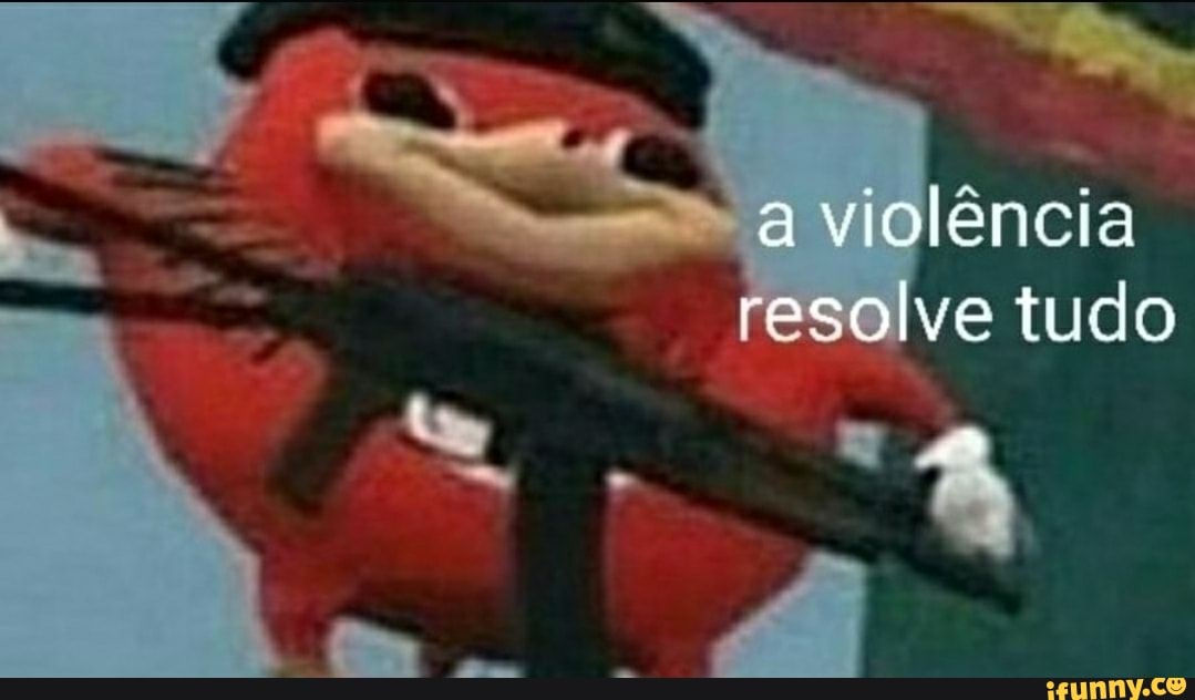 a violência resolve tudo