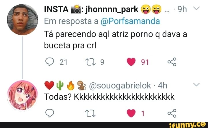INSTA gá: jhonnnn park
Em resposta a (QPorfsamanda
Tá parecendo aql atriz porno q dava a buceta pra cri
rn gs
souogabriciok
Todas? Kkkkkkkkkkkkkkkkkkkkkkk
Q tt 01 SG