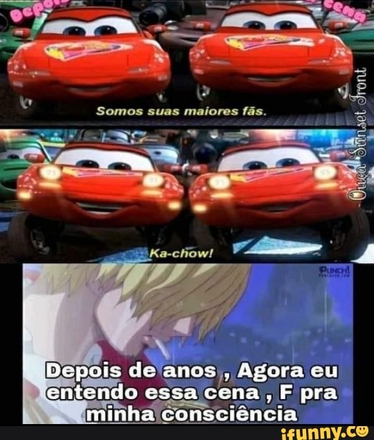 Somos suas maiores fés
Depois de anos, ágora eu entendo essa cena, pra minha consciência