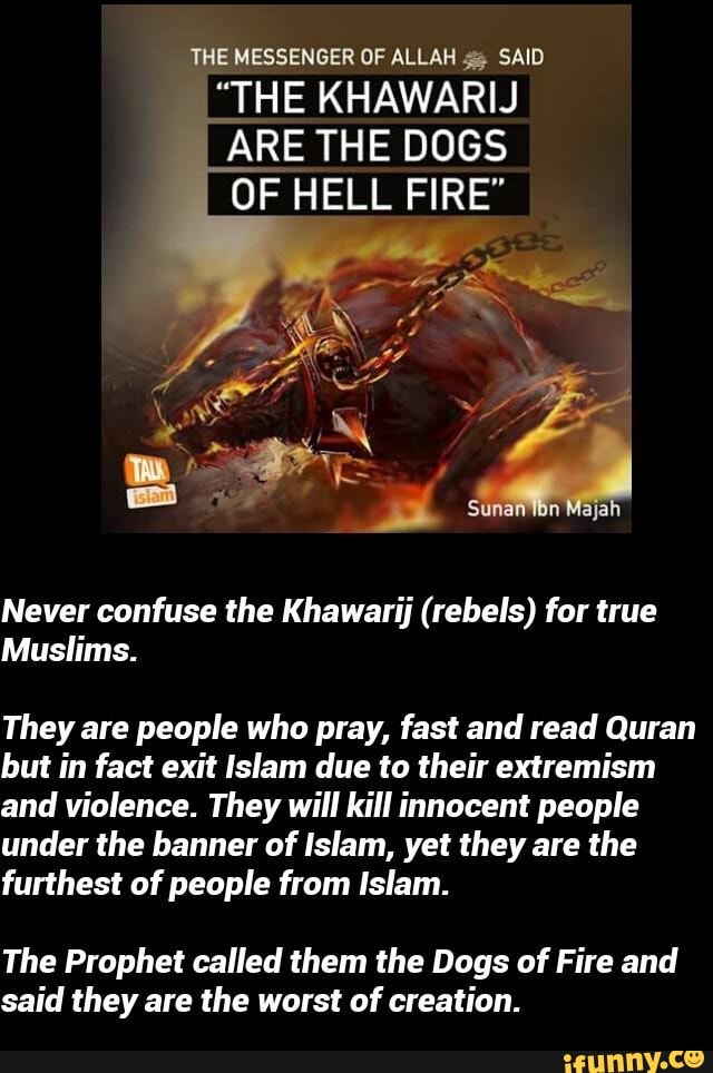 Khawarij hadiths about