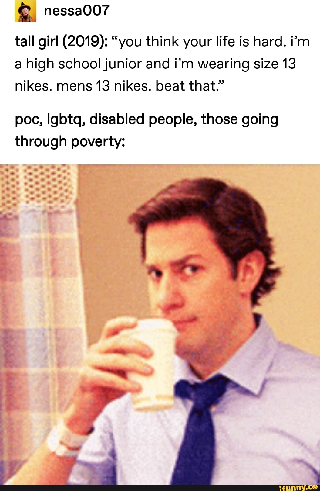 À tall girl (2019) “you think your life is hard. i’m a high