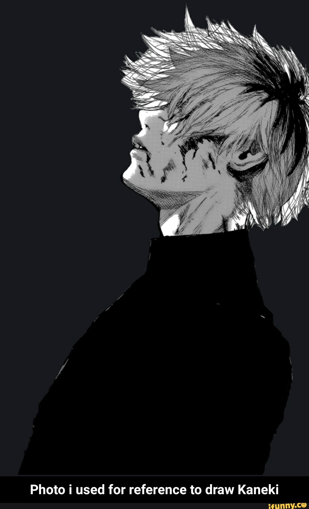 Photo i used for reference to draw Kaneki - Photo i used for reference ...