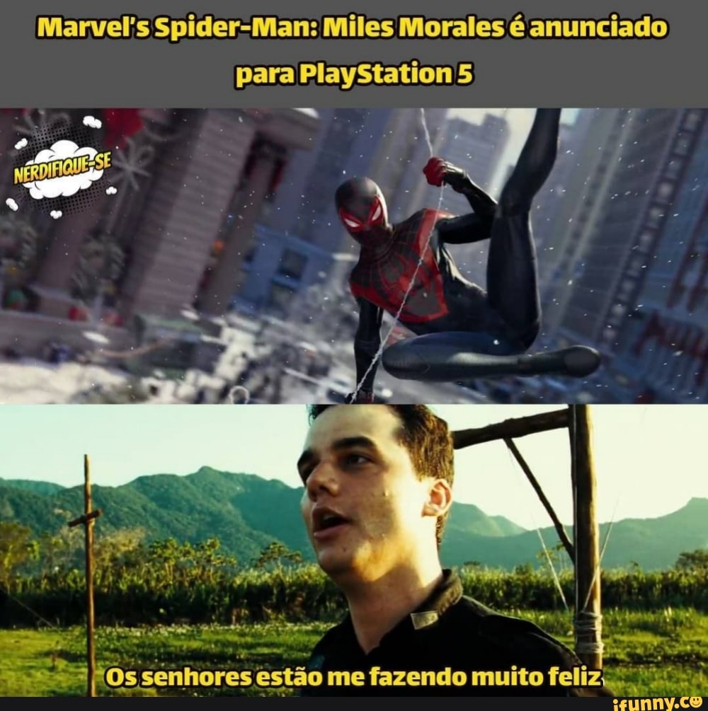 Marvels Spider Man Miles Morales é Anunciado Para Playstation 5 Ses Rt Os Senhores Estão Me 6984