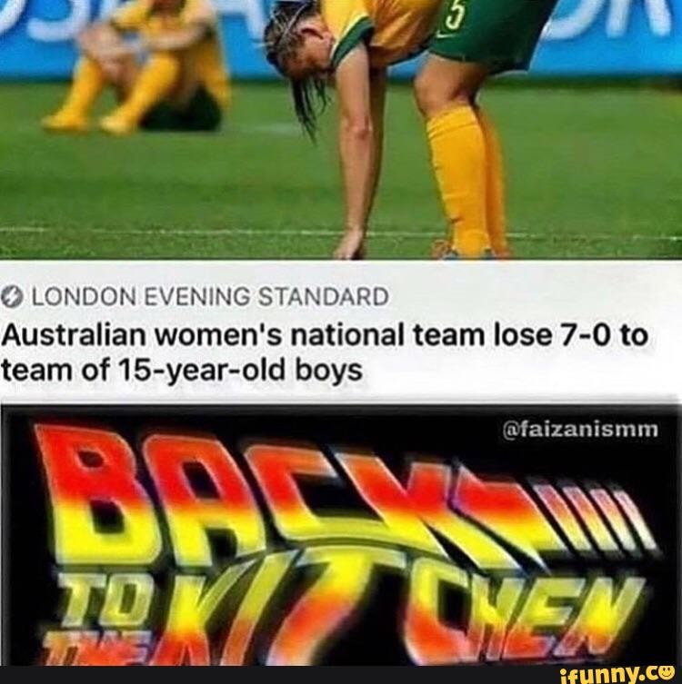 O Australian women's national team lose 70 to team of 15yearold boys )