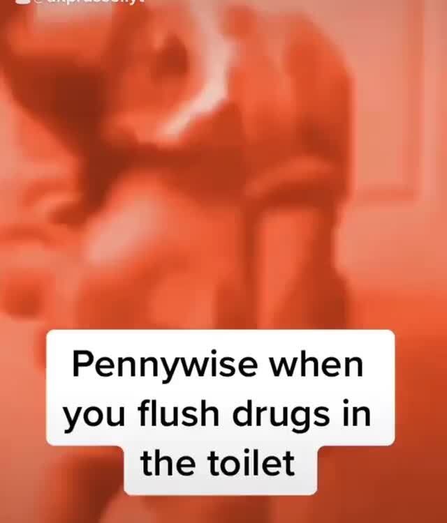 Pennywise When You Flush Drugs In The Toilet Ifunny