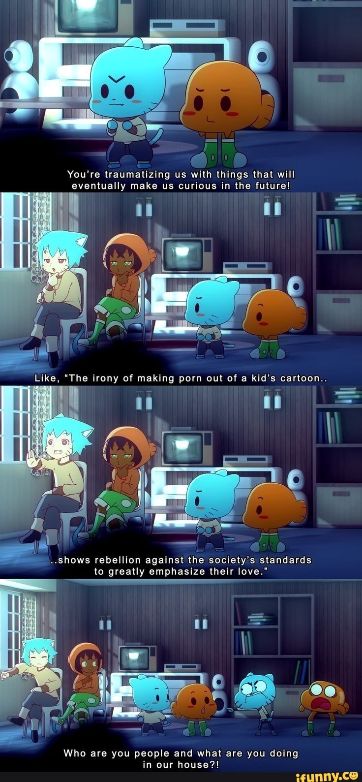 Porn Amazing World Of Gumball Memes - Emphasize memes. Best Collection of funny Emphasize pictures on iFunny  Brazil