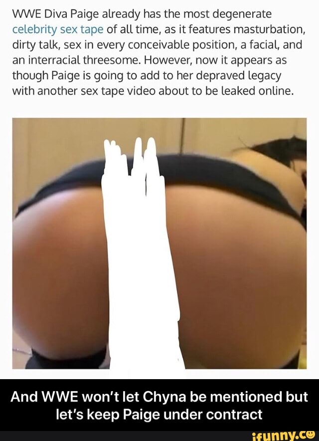 Wwe paige sex photos