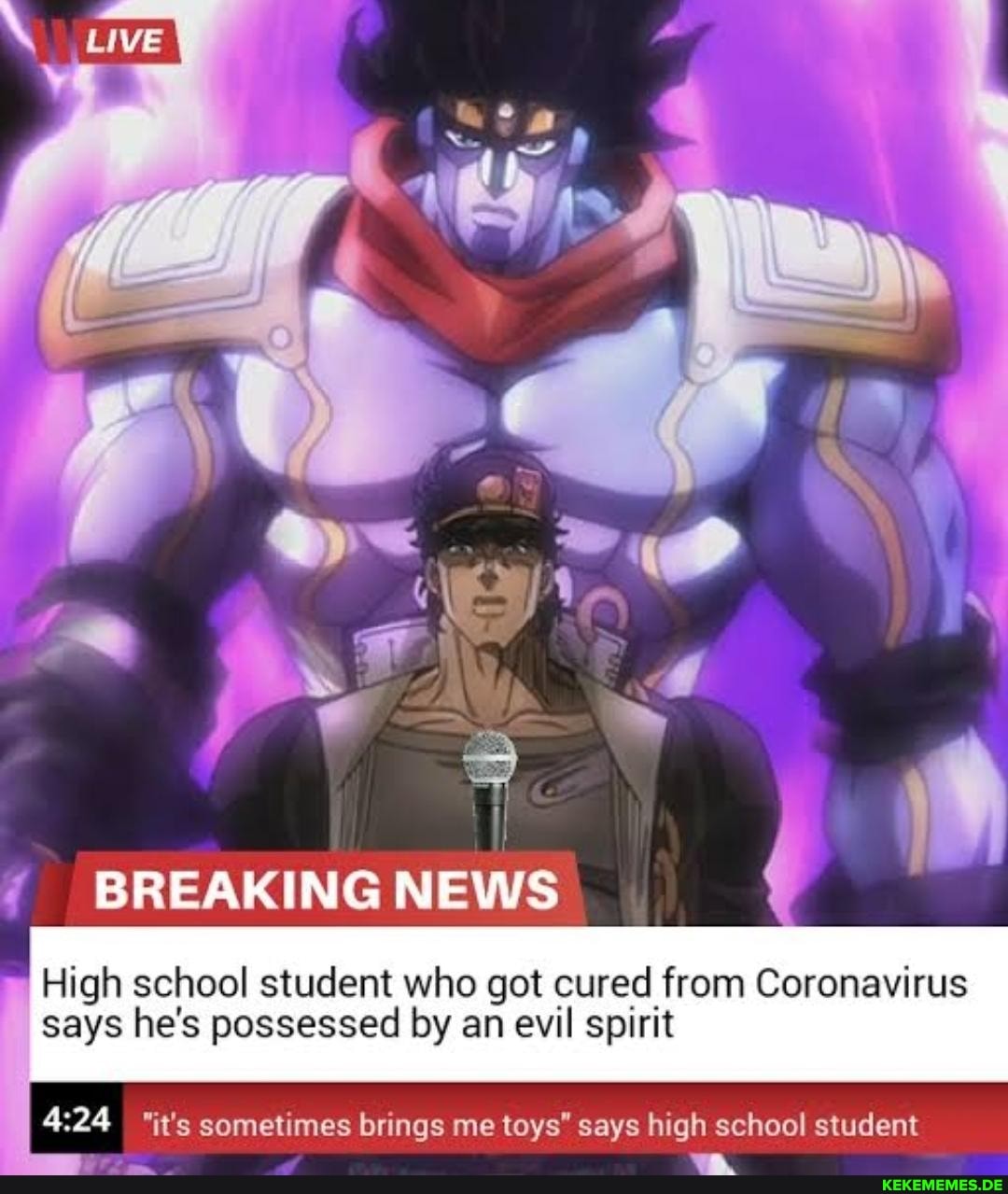 BREAKING NEWS al High school student who got cured from Coronavirus says he's po