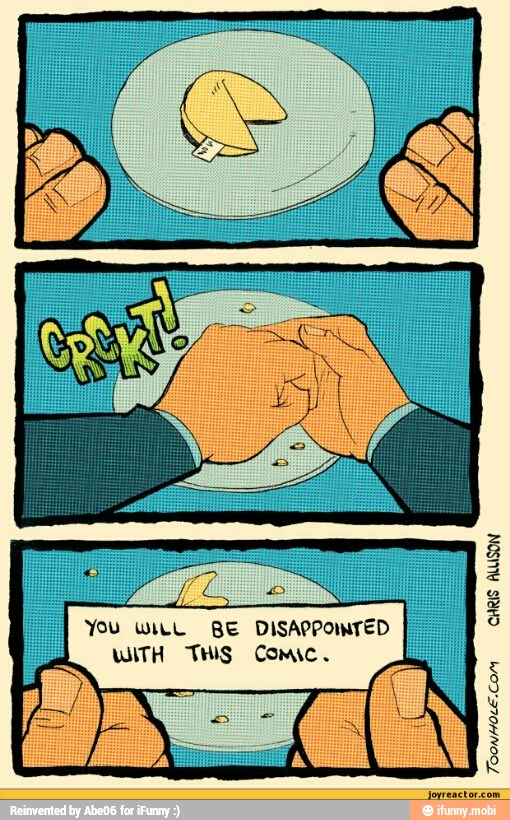 BE DISAPPOINTE
WITH THIS Comic.