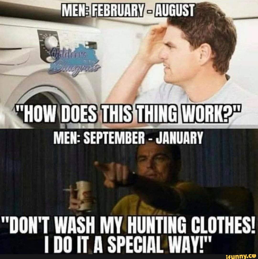 How do you wash hunting clothes?