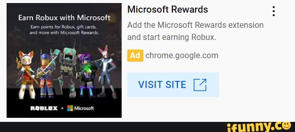 microsoft reward roblox
