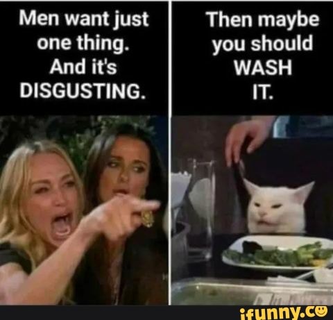 Men want just Then maybe