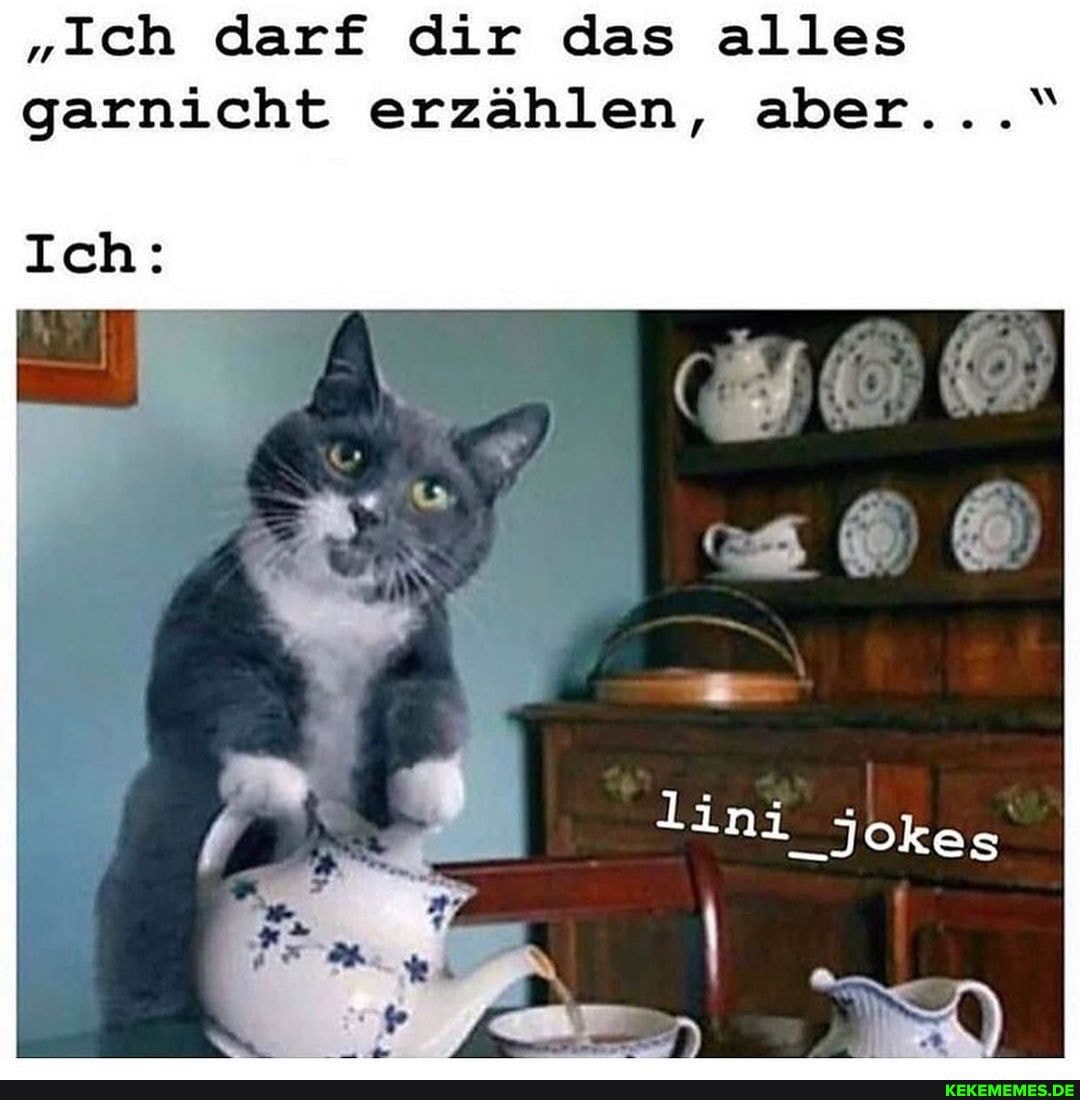 "Ich darf dir das alles garnicht erzählen, aber..."
lini jokes
Ich: