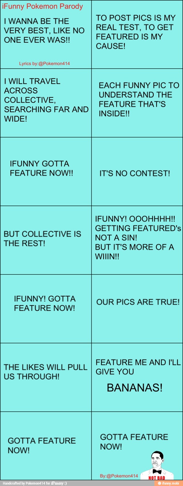 Ifunny Pokemon Parody I Wanna Be The Very Best Like No One Ever Was Lyrics
