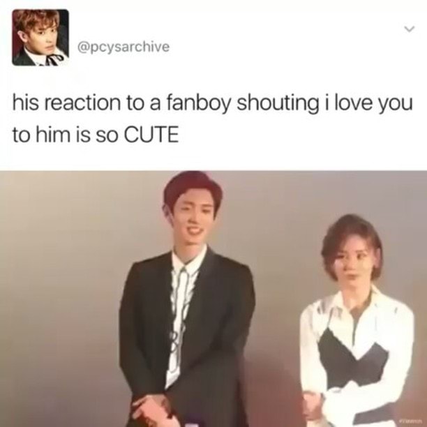 His Reaction To A Fanboy Shouting I Love You To Him Is So Cute