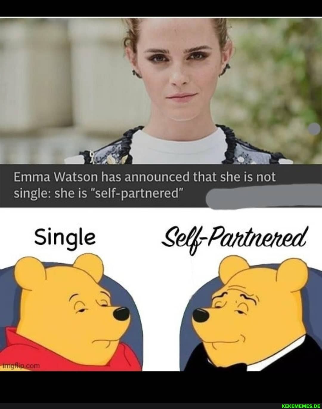 Emma Watson has announced that she is not single: she is "self-partnered"
Single