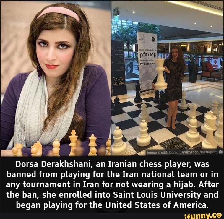 Iranian chess player 'not myself' with hijab on