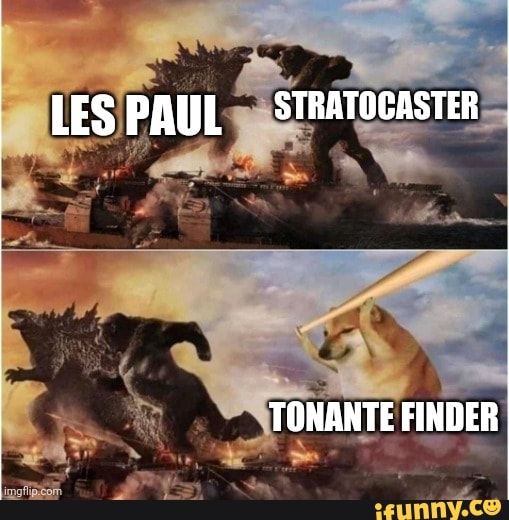 LES PAUL STRATOCASTER
TONANTE FINDER
