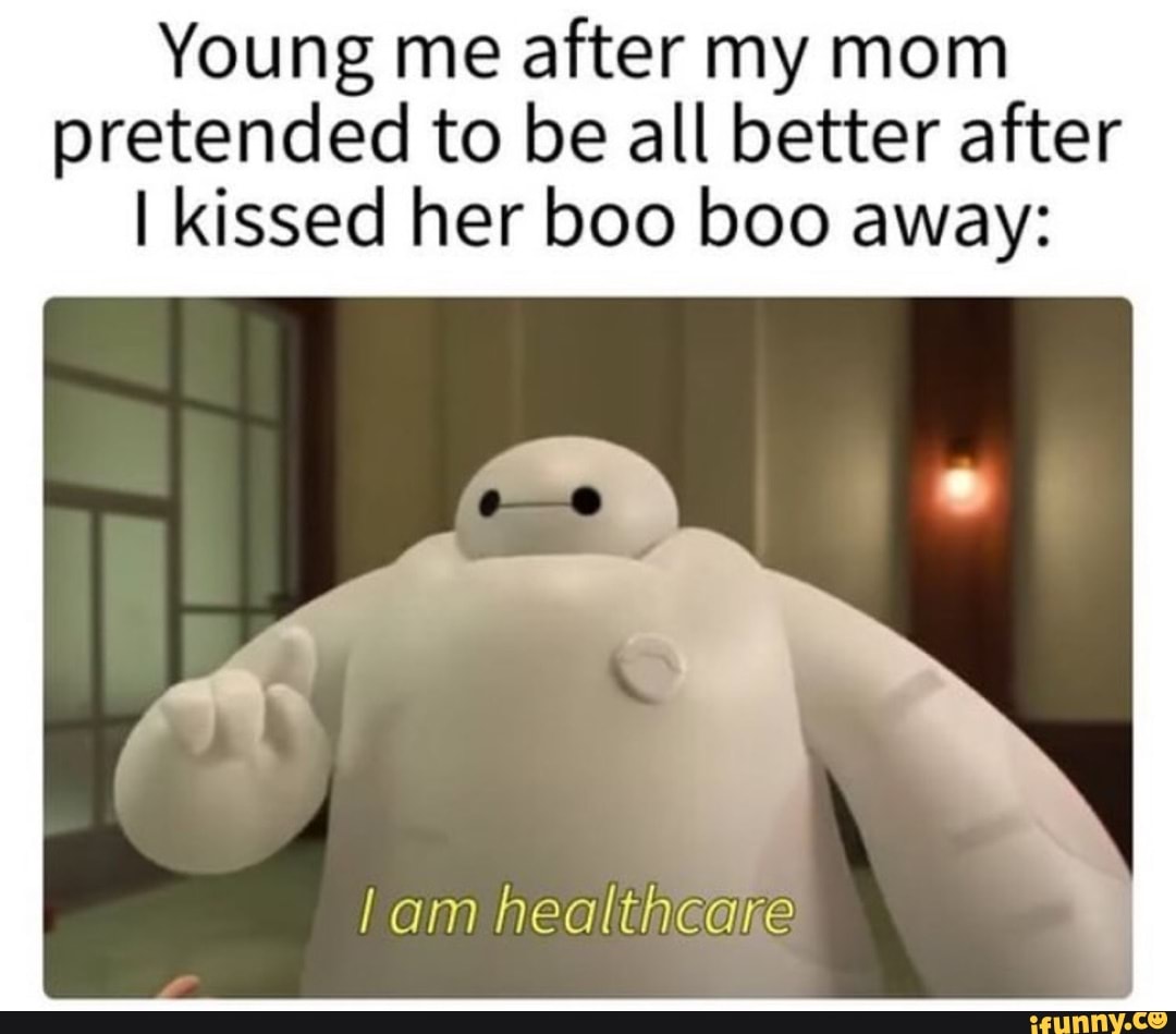 Young me after my mom pretended to be all better after
I kissed her boo boo away:
am healtheane
