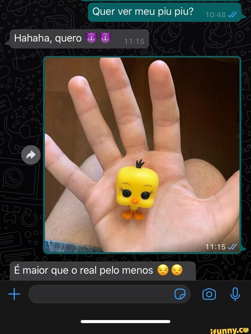 Hahaha, quero SB
É maior que o real pelo menos
