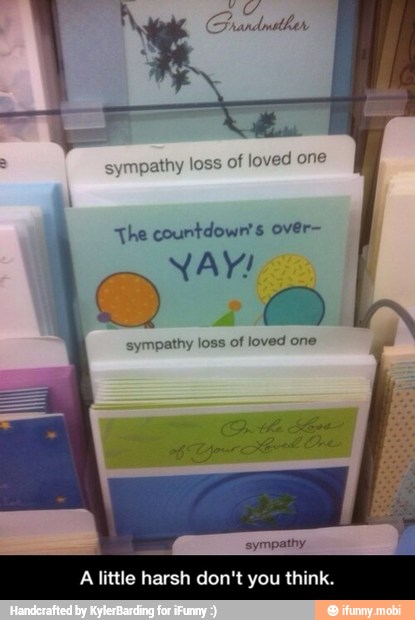 The countdown's over-
ympathy loss of
a
one
A little harsh don't you think. - A little harsh don't you think.