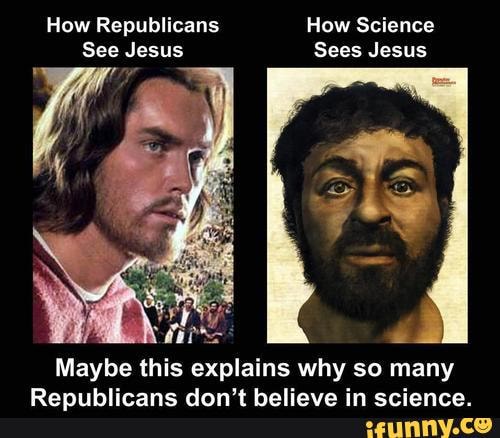 Republican Jesus vs. Real Jesus - How Republicans How Science See Jesus ...