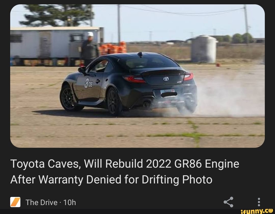 Toyota Caves, Will Rebuild 2022 GR86 Engine After Warranty Denied for