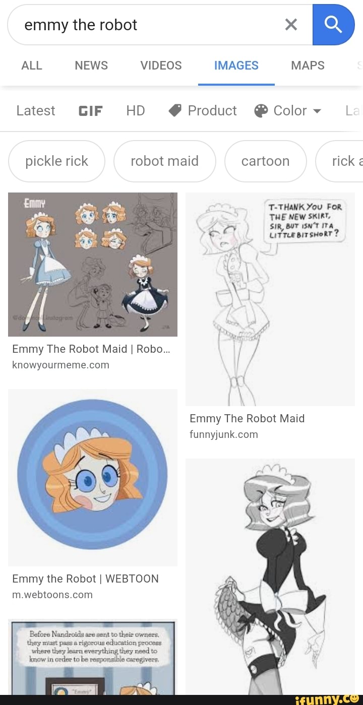 ALL NEWS VIDEOS IMAGES MAPS pickle rick robot maid cartoon rick T-THANK You  FOR SIR,