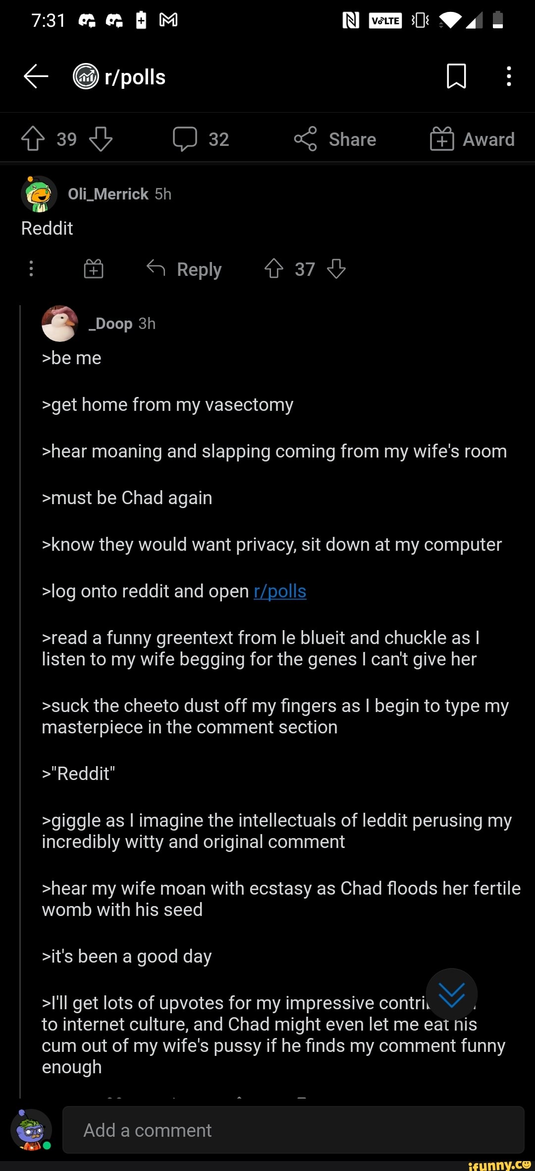 39 32 Share Award Sh Reddit Doopu003ebe me