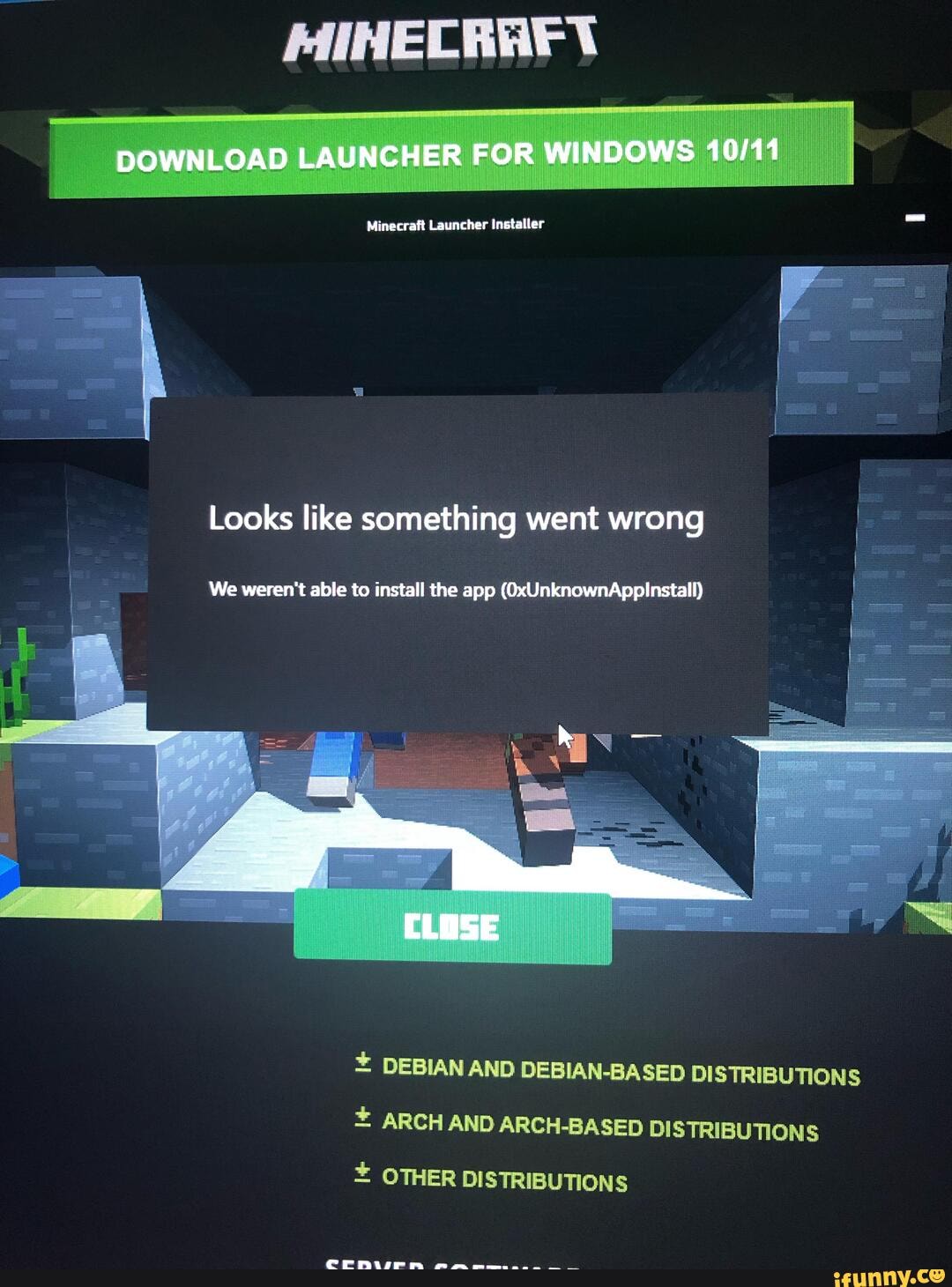 minecraft launcher has stopped working twich