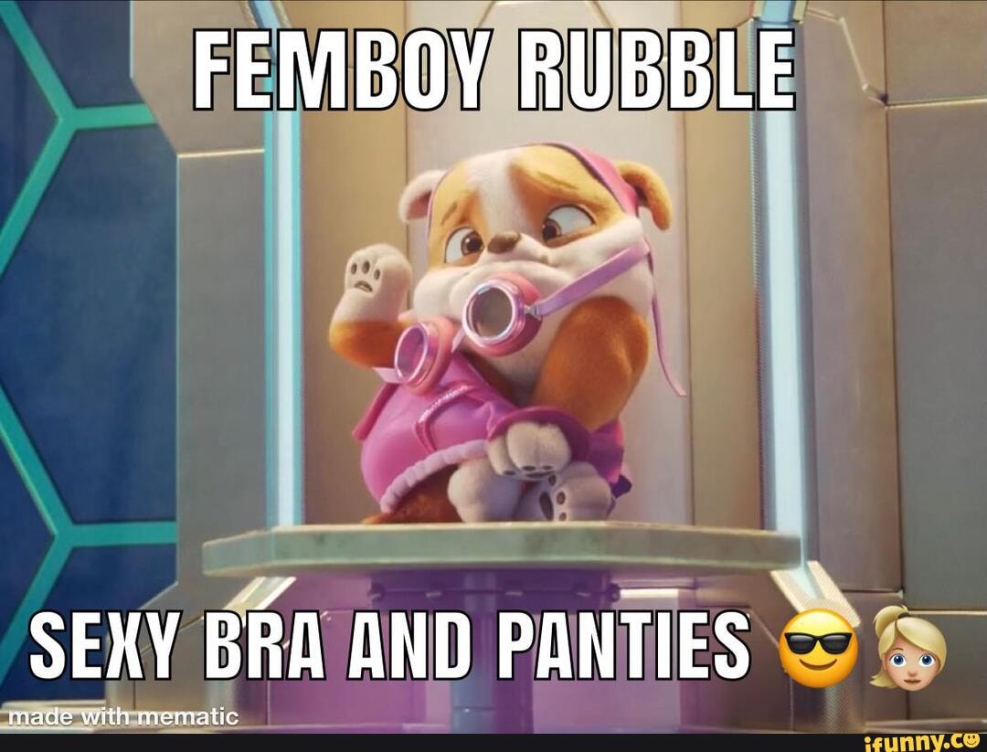 FEMBOY RUBBLE 'SEXY BRA AND PANTIES - iFunny