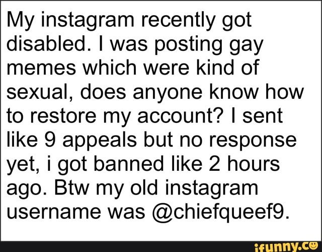 instagram gay sex memes