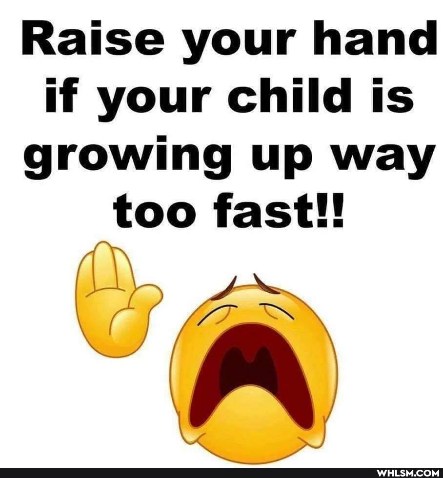 Raise your hand if your child is growing up way too fast!!