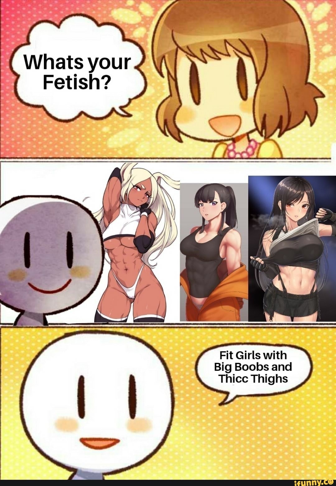 Whats your Fetish? Fit Girls with Big Boobs and Thicc Thighs - iFunny