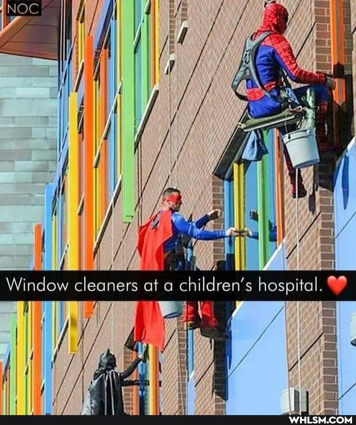 -I I / ll I
ow cleaners at a children's hospital.
SS