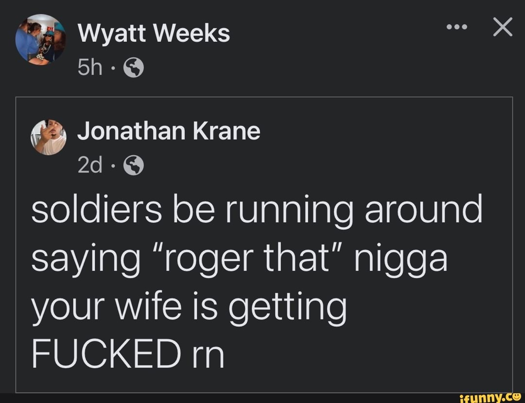 Wyatt Weeks Jonathan Krane soldiers be photo