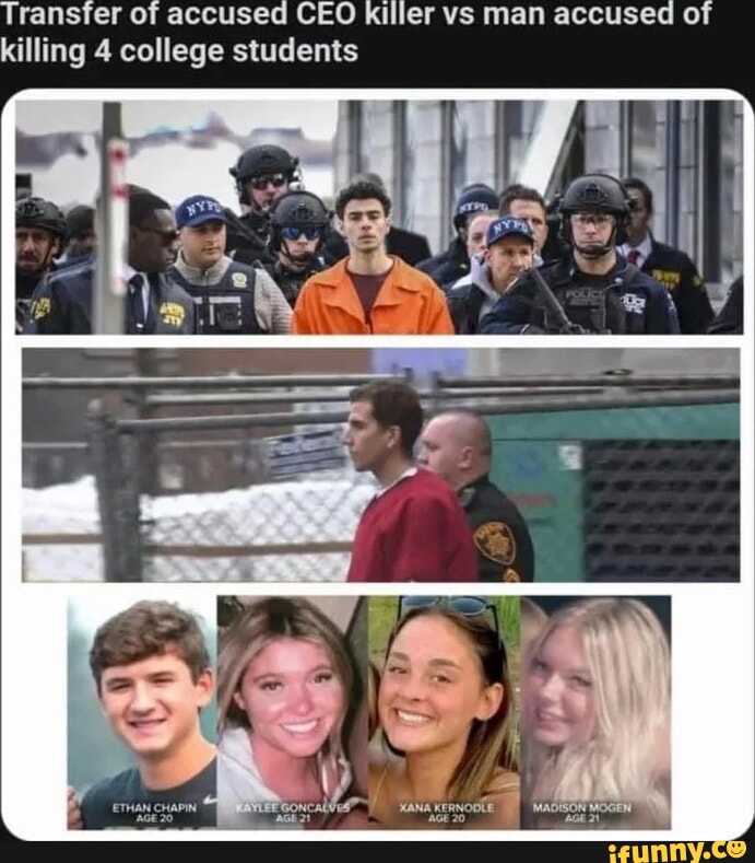 Transfer of accused CEO killer vs man accused of killing 4 college ...